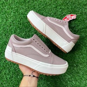 Vans Old Skool Stacked Tumbled Leather - Mauve/Pink